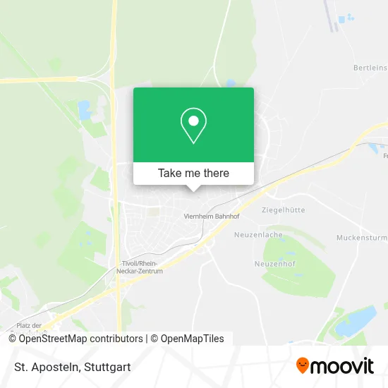 St. Aposteln map