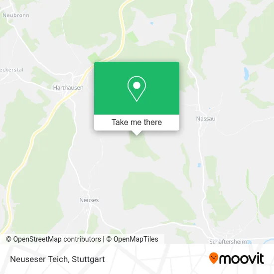Neuseser Teich map
