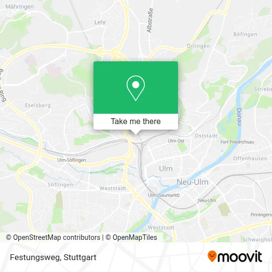 Festungsweg map