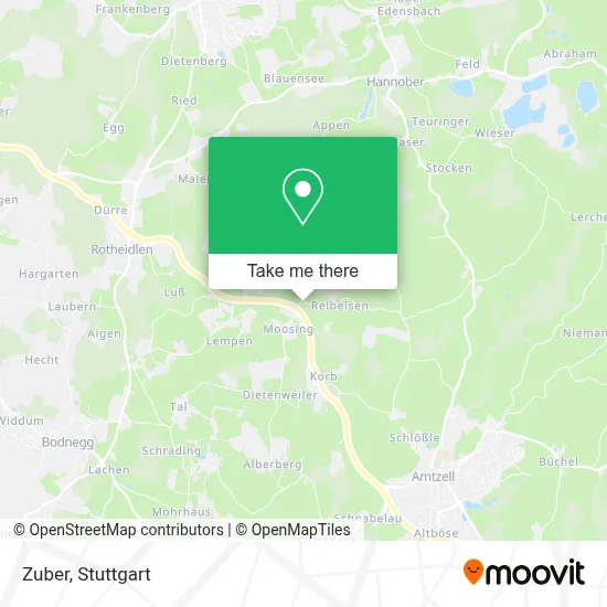 Zuber map