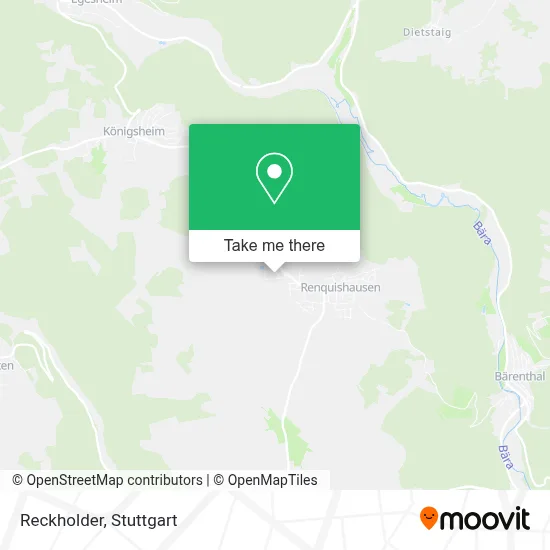 Reckholder map