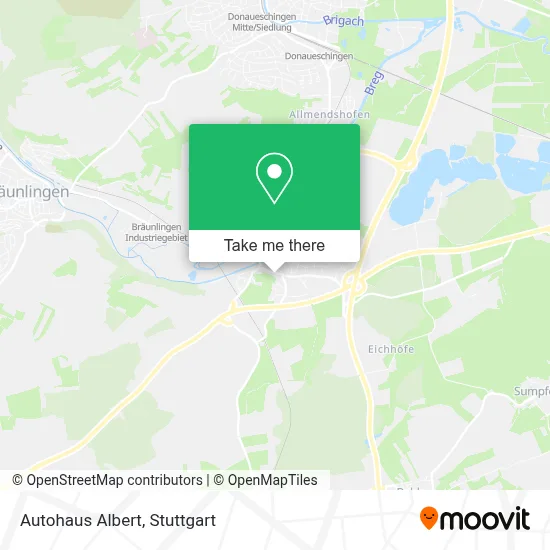 Autohaus Albert map