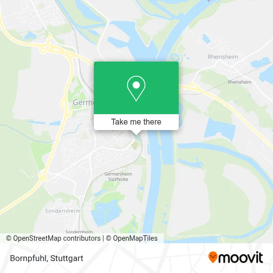 Bornpfuhl map