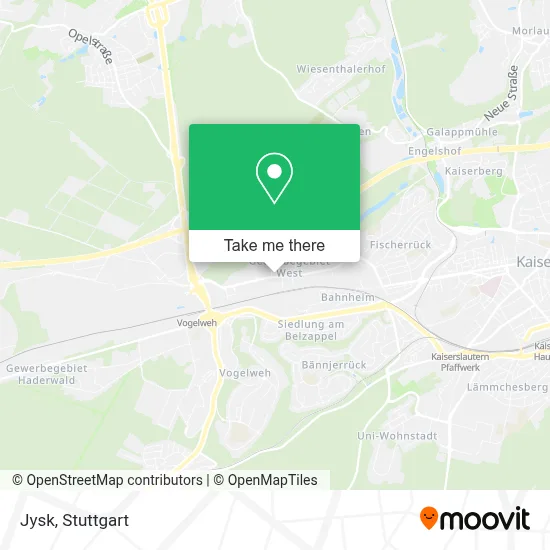 Jysk map