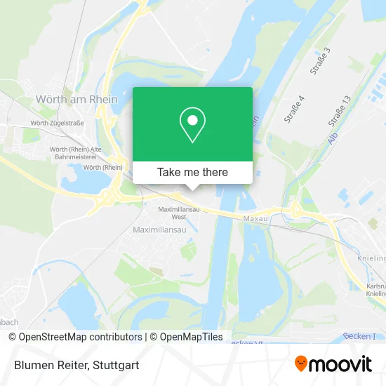 Blumen Reiter map