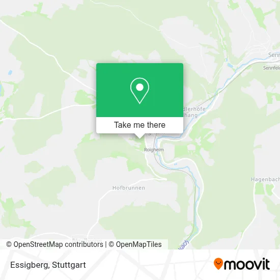 Essigberg map