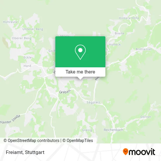 Freiamt map