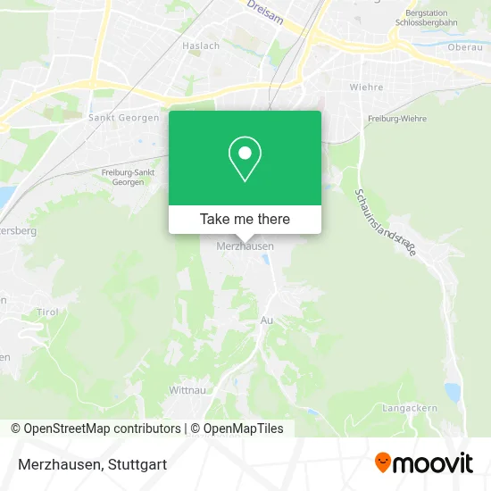 Merzhausen map