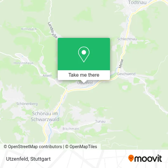 Utzenfeld map