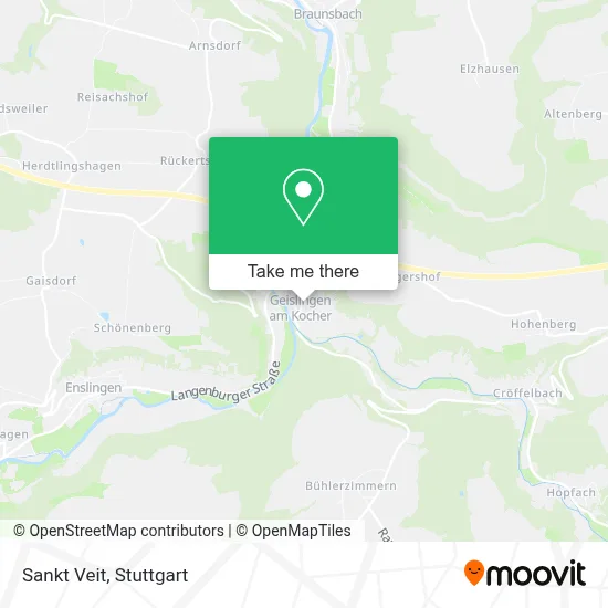 Sankt Veit map