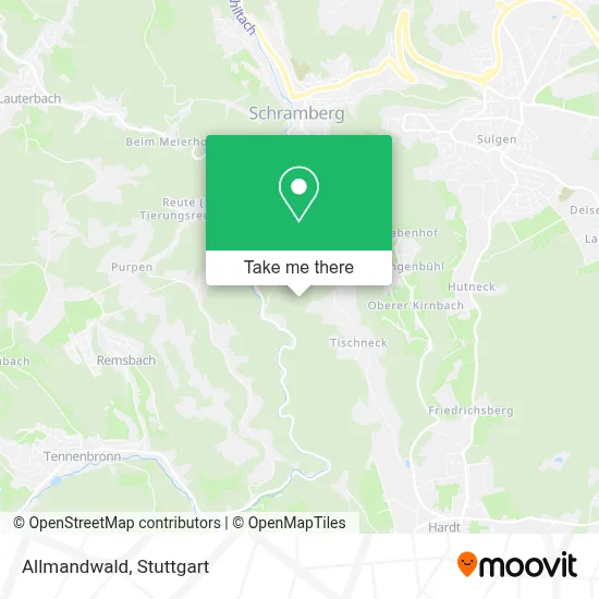 Allmandwald map