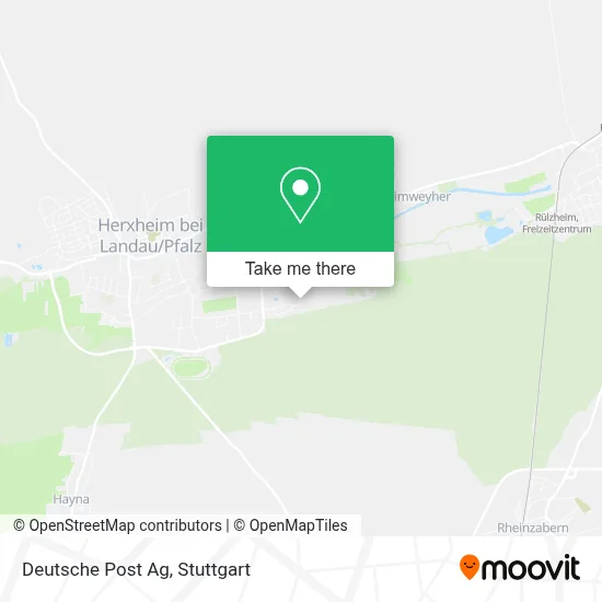 Deutsche Post Ag map