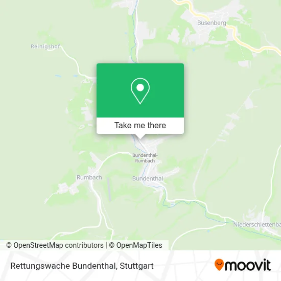 Rettungswache Bundenthal map