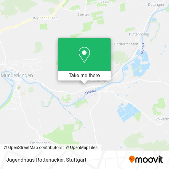 Jugendhaus Rottenacker map