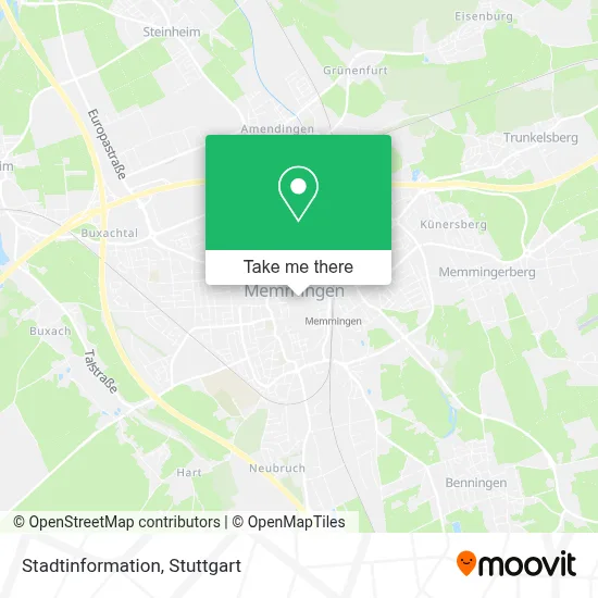 Stadtinformation map