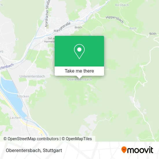 Oberentersbach map