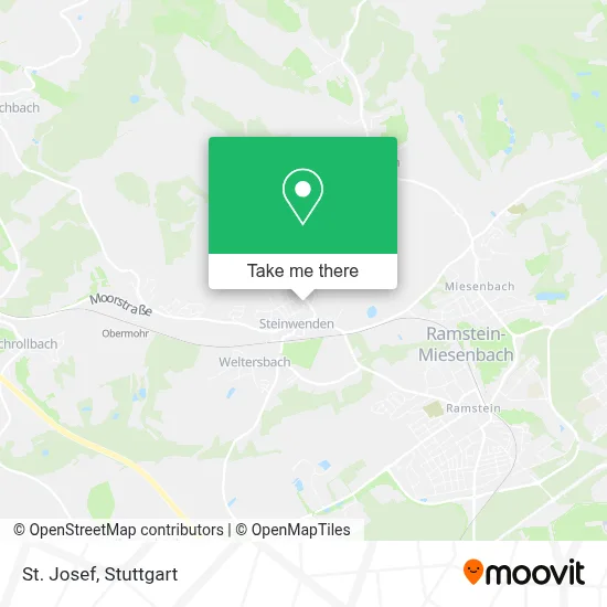 St. Josef map
