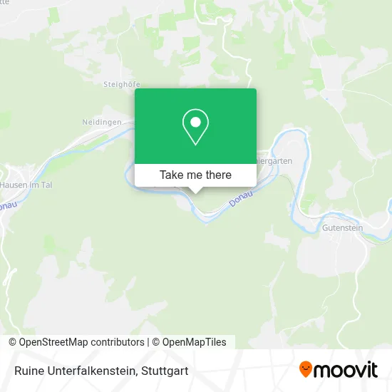 Ruine Unterfalkenstein map