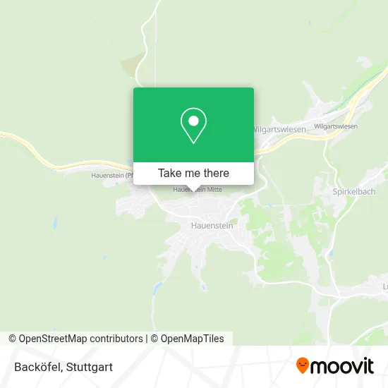 Backöfel map