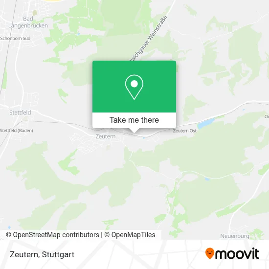 Zeutern map