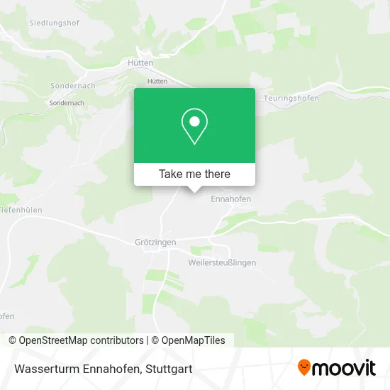 Wasserturm Ennahofen map
