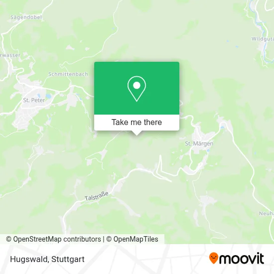 Hugswald map