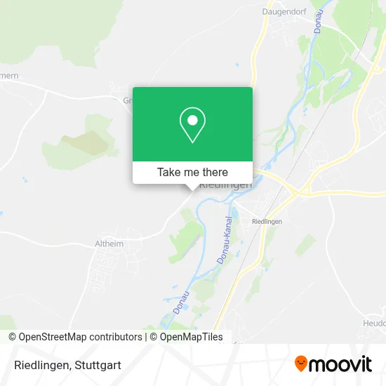 Riedlingen map