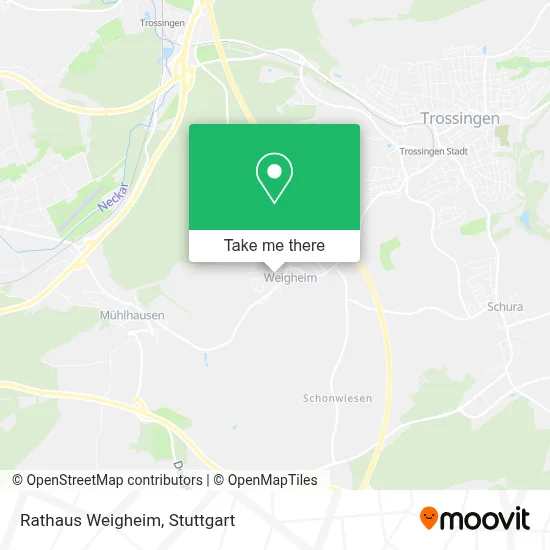 Rathaus Weigheim map