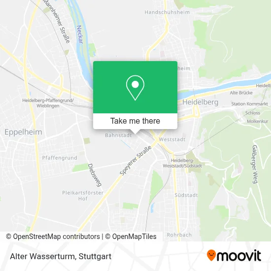 Alter Wasserturm map