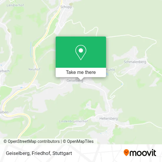 Geiselberg, Friedhof map