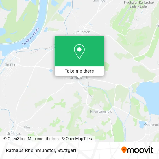 Rathaus Rheinmünster map