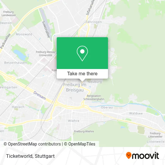 Ticketworld map