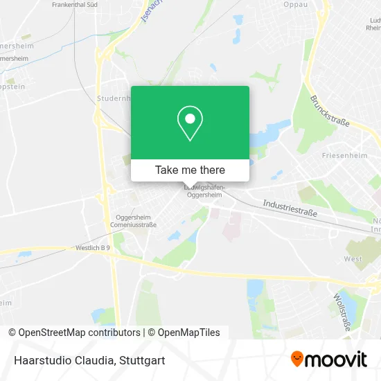 Haarstudio Claudia map