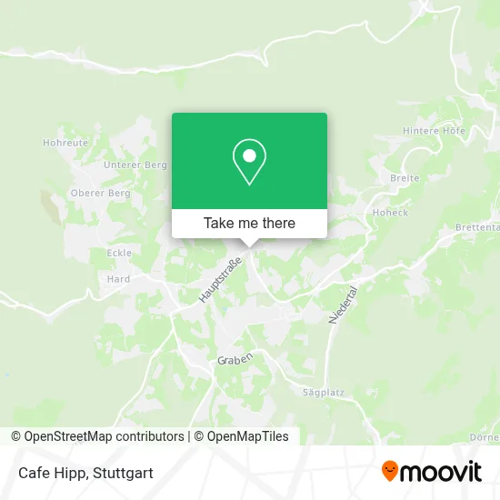 Cafe Hipp map