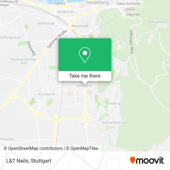 L&T Nails map