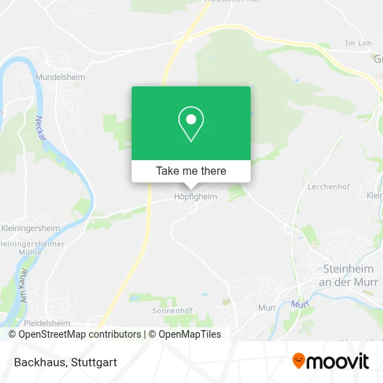 Backhaus map