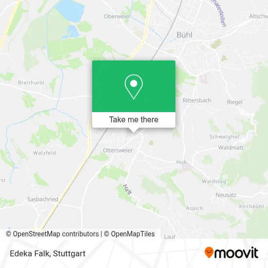 Edeka Falk map