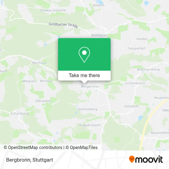 Bergbronn map