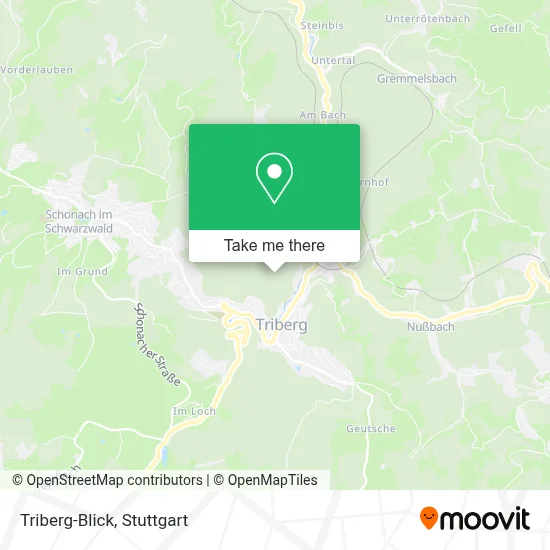 Triberg-Blick map