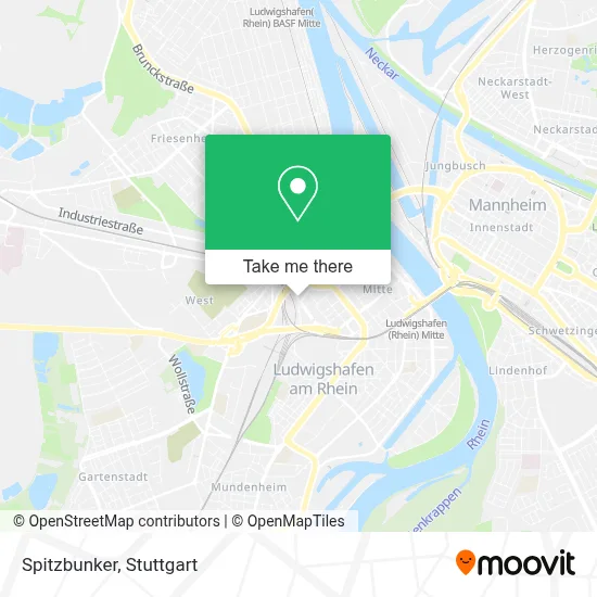 Spitzbunker map