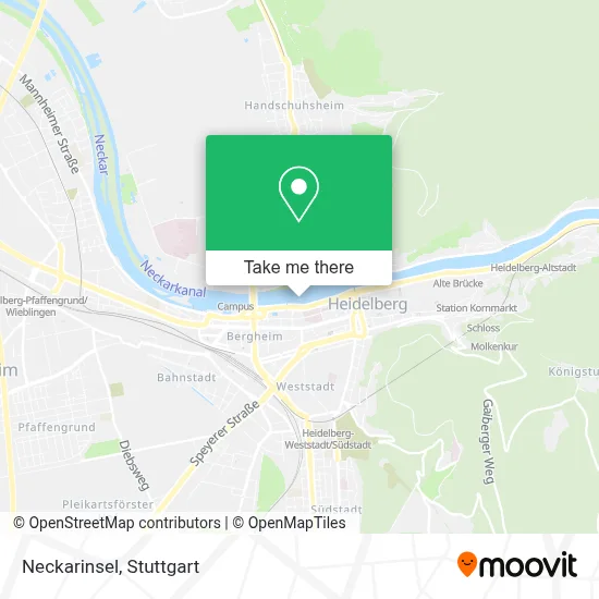 Neckarinsel map