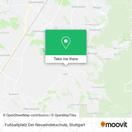 Fußballplatz Der Neuwindekschule map