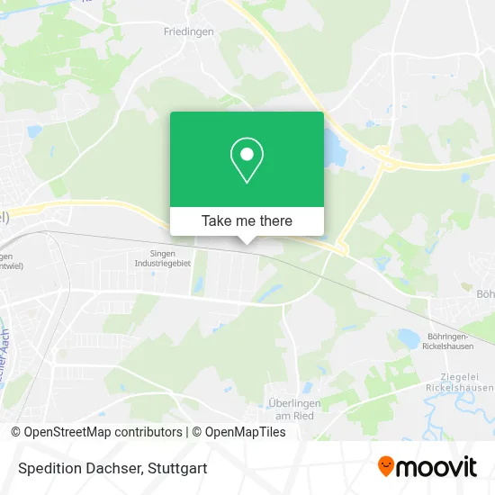 Spedition Dachser map
