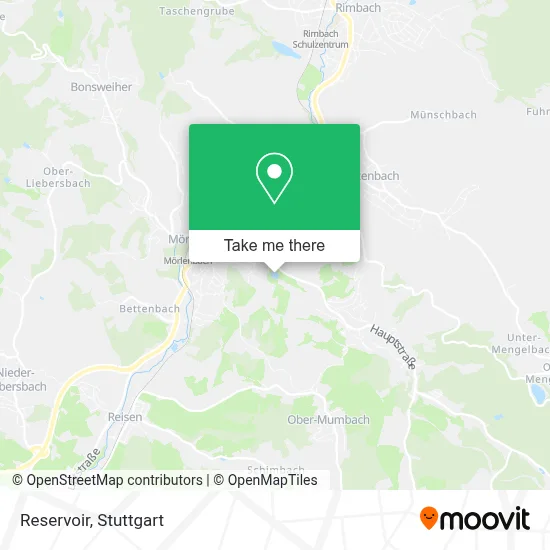 Stausee map
