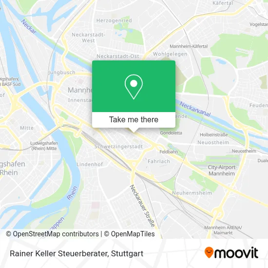 Rainer Keller Steuerberater map
