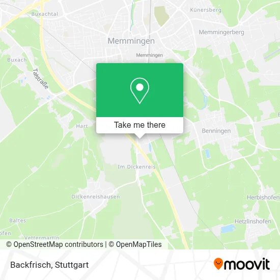 Backfrisch map