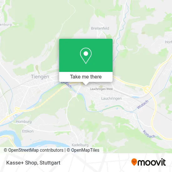 Kasse+ Shop map