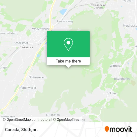 Kanada map