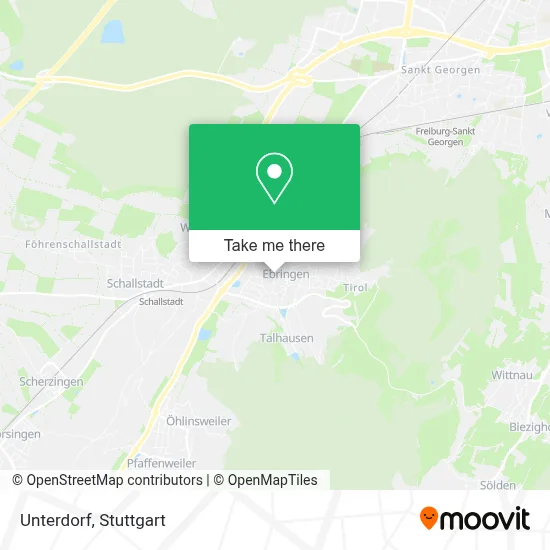 Unterdorf map