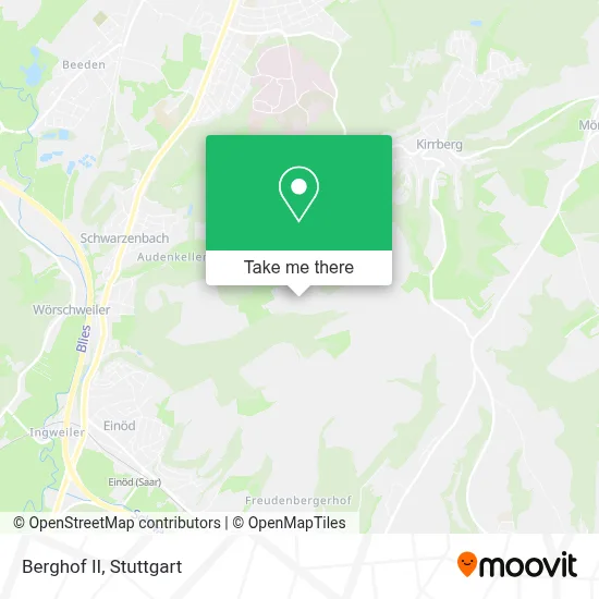 Berghof II map